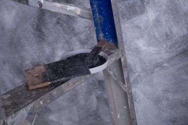 renkli boya duvar fırçası (Loft tarzı )