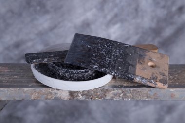 renkli boya duvar fırçası (Loft tarzı )