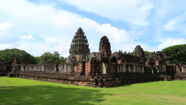 Time Lapse Phimai Historical Park Thailand — Stock Video