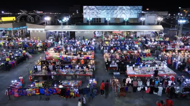 Nakhon Ratchasima Thaïlande Mars 2016 Timelapse Marché One Des Marchés — Video