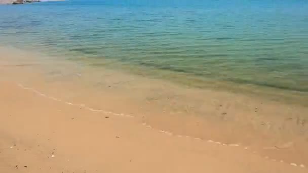 西通海滩与天空的时间差 泰国瑞昂的海面 — 图库视频影像