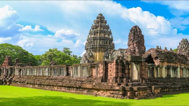 Time Lapse Phimai Historical Park Thailand — Vídeos de Stock