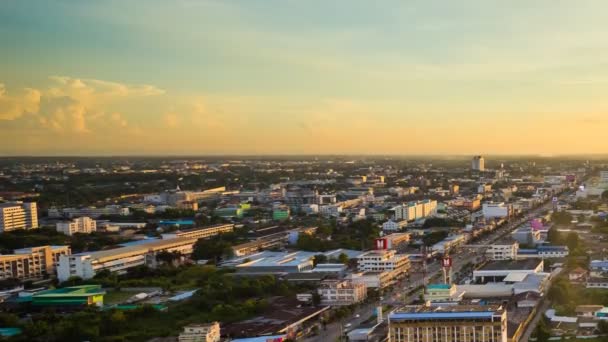 Nakhon Ratchasima Thaiföld 2017 Június Mittraphap Autópálya Időeltolódása Nakhon Ratchasima — Stock videók