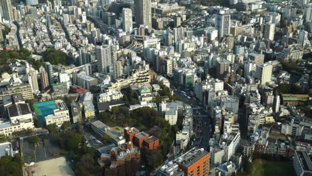 Luftaufnahme Der Stadt Tokio Japan — Stockvideo