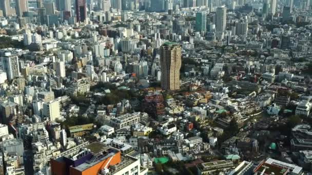 Luftaufnahme Der Stadt Tokio Japan — Stockvideo