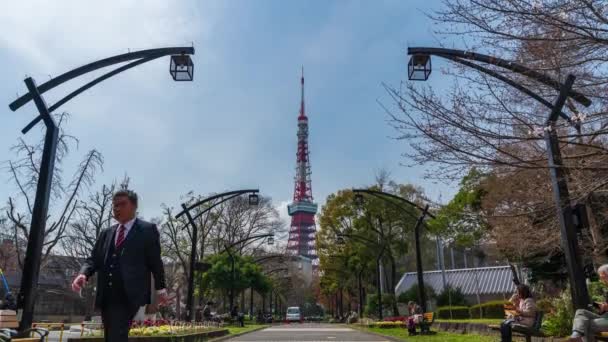 Tokyo Ιαπωνια Μαρτίου 2019 Λήξη Του Χρόνου Αγνώστων Στοιχείων Που — Αρχείο Βίντεο