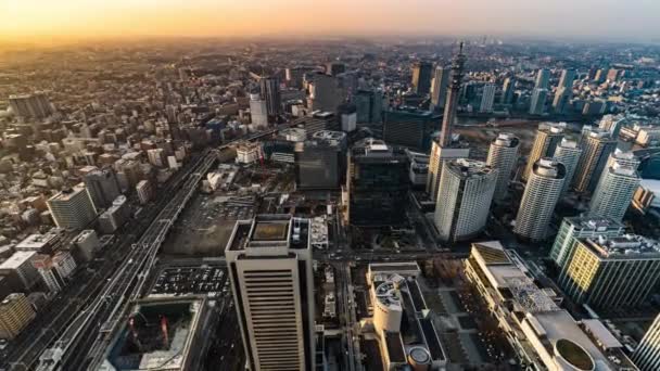 Yokohama Giappone Marzo 2019 Time Lapse Yokohama Cityscape Giappone — Video Stock