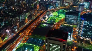 Yokohama Şehri 'nin geceleyin zaman aşımı, Japonya