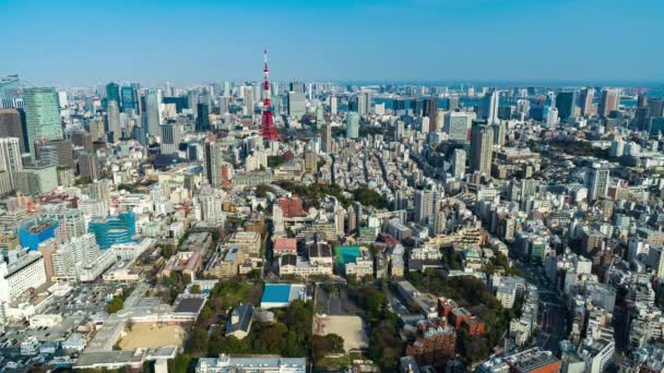 Zeitraffer Der Stadt Tokio Japan — Stockvideo