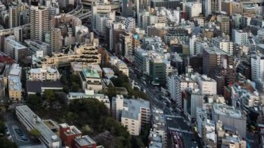 Tokyo, Japonya 'daki Metropolitan Ekspres Yolu' nun gün be gece akışı.