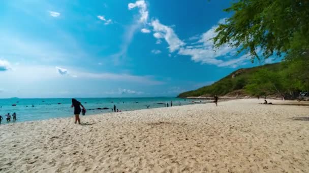 Tayland Rayong Daki Sai Kaew Sahili Nde Zaman Aşımı — Stok video