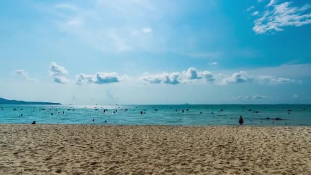 Time Lapse Van Sai Kaew Beach Bij Rayong Thailand — Stockvideo