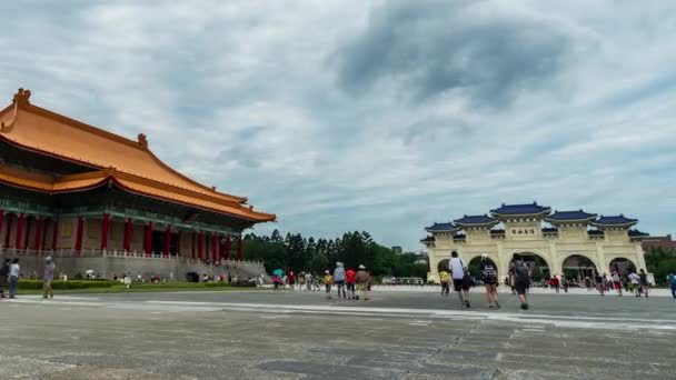 Time Lapse National Theater Hall Liberty Square Main Gate Chiang — Vídeo de Stock