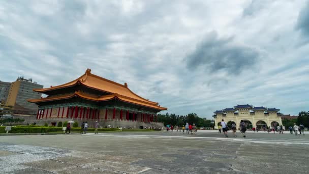 Time Lapse National Theater Hall Liberty Square Main Gate Chiang — Vídeo de Stock