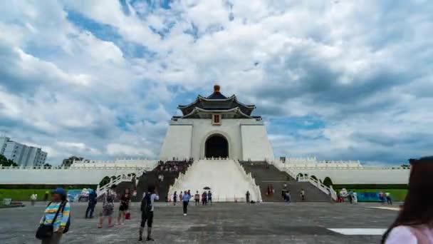 Time Lapse Del Chiang Kai Shek Memorial Hall Taipei Taiwan — Video Stock