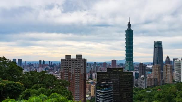 台湾の都市景観の時間経過 — ストック動画