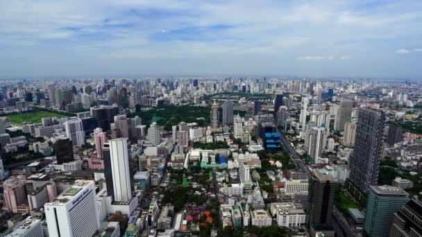 Bangkok Vue Sur Paysage Urbain Thaïlande — Video