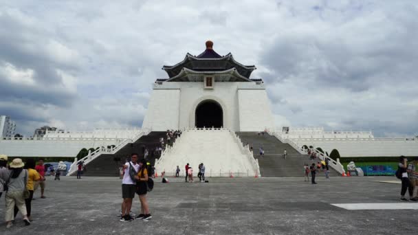 Taipei Tayvan Haziran 2019 Tayvan Daki Chiang Kai Shek Anıt — Stok video