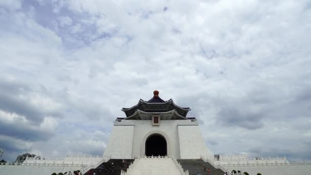 Taipei Taiwán Junio 2019 Personas Identificadas Visitaron Chiang Kai Shek — Vídeos de Stock