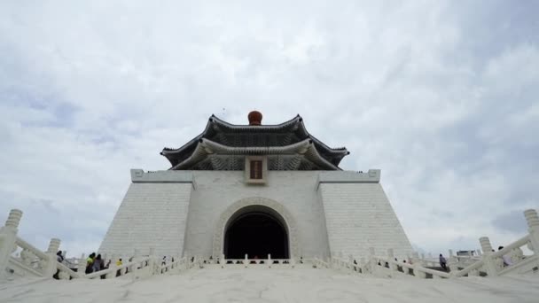 Taipei Taiwan Juni 2019 Onbekenden Bezochten Chiang Kai Shek Memorial — Stockvideo