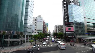 Tayvan, Tayvan - 9 Haziran 2019: Taipei, Tayvan 'da trafik