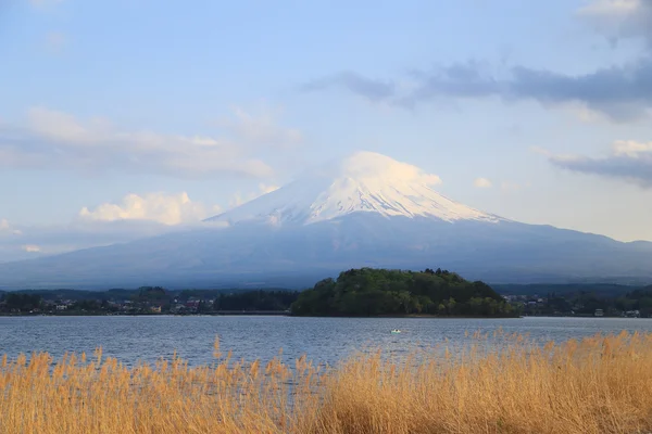 Mount fuji, vy från sjön kawaguchiko — Stockfoto