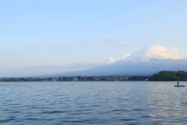 富士山河口湖からの眺め — ストック写真