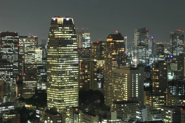 Tokyo stadsgezicht 's nachts — Stockfoto