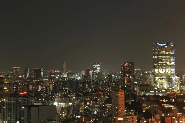 Tokyo stadsbild på natten — Stockfoto