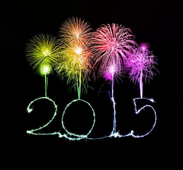 Bonne année 2015 a fait un scintillement — Photo