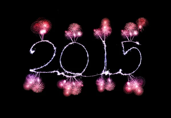 Feliz Año Nuevo - 2015 hizo una chispa —  Fotos de Stock