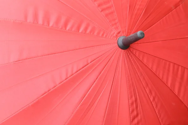 Texture vue du dessus du parapluie rouge — Photo