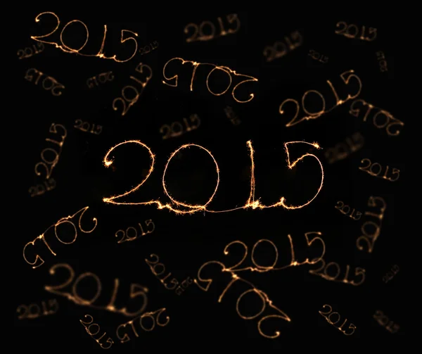 Happy New Year - 2015 sparkler — Stock Photo, Image