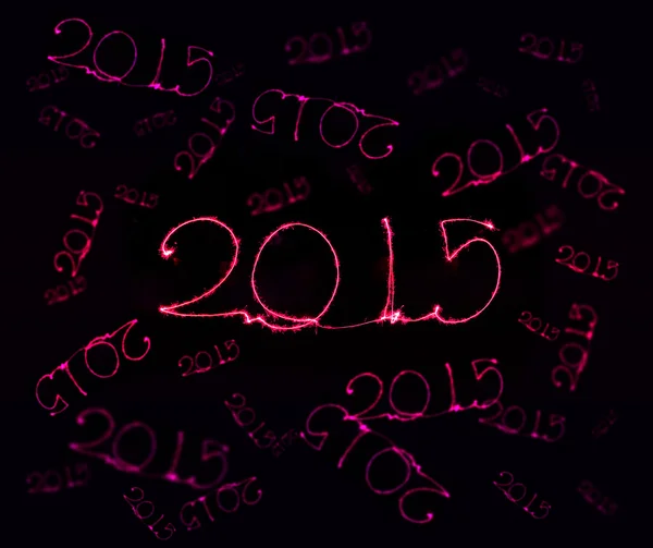 Happy New Year - 2015 sparkler — Stock Photo, Image