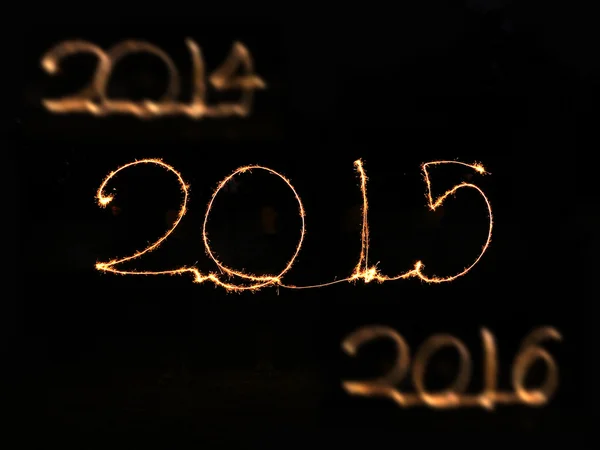 Happy New Year - 2015 sparkler — Stockfoto