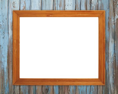 ahşap duvar boş ahşap çerçeve 