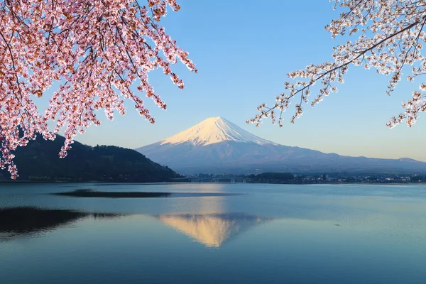 Mount Fuji, Blick vom Lake Kawaguchiko — Stockfoto