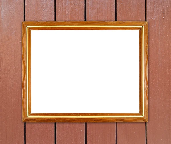 Struttura di legno bianco sulla parete di legno — Foto Stock