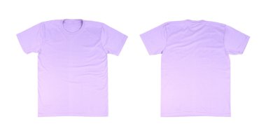 t-shirt şablonu (ön, arka ayarla) 