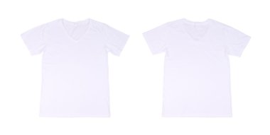 t-shirt şablonu (ön, arka ayarla) 