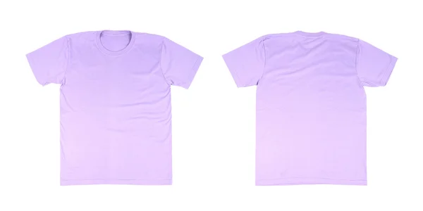 T-shirt modelo definido (frente, para trás ) — Fotografia de Stock
