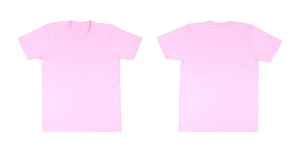 T-shirt şablonu (ön, arka ayarla) — Stok fotoğraf