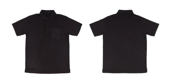 空白のポロシャツ (前面、背面に設定) — ストック写真