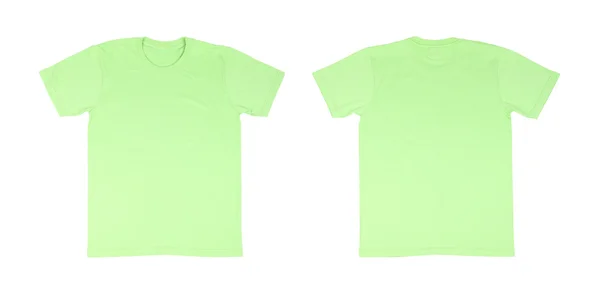 T-Shirt-Vorlagen-Set (vorne, hinten) — Stockfoto