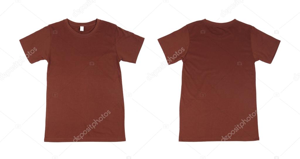 t-shirt template set(front, back) 