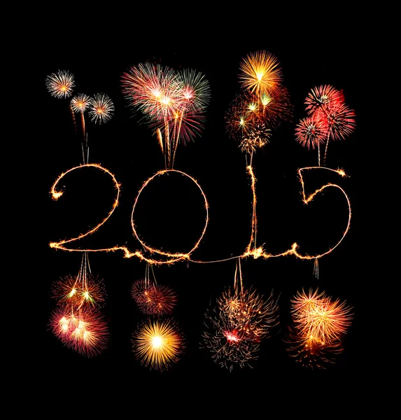 Happy New Year - 2015 sparkler — Stockfoto