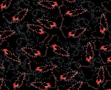 gökyüzü üzerinde güzel kalp havai fişek 