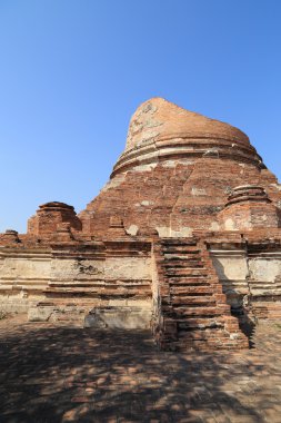 WAT Khudeedao, Ayutthaya bir Budist tapınağı harabe Merhaba