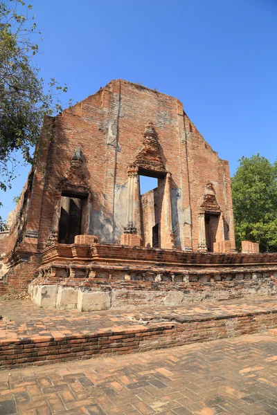 WAT Khudeedao, Ayutthaya bir Budist tapınağı harabe Merhaba — Stok fotoğraf