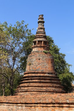 Pagoda adlı Wat Mahaeyong, Ay bir Budist tapınağı harabe
